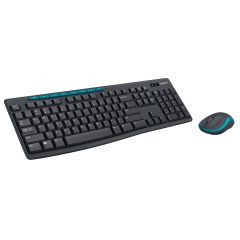 Logitech MK275 Black/Blue Wireless Keyboard & Mouse Combo 1 year Warranty Black On Easy Installment_By (Tech House)